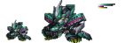  chibi clenched_hands color_guide e5_hayabusa_(shinkalion) jjjj_(jjjj2021) looking_ahead lowres mecha no_humans parody pixel_art science_fiction shinkansen_henkei_robo_shinkalion style_parody super_robot_wars white_background yellow_eyes 