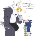  ... 2020 5_fingers abs accipitrid accipitriform angry animal_crossing anthro apollo_(animal_crossing) areola avian bald_eagle beak big_biceps big_bulge big_muscles big_pecs bird black_eyebrows blue_body blue_fur bottomwear brown_body brown_fur bulge clothed clothing cross-popping_vein dialogue digital_media_(artwork) eagle english_text eulipotyphlan eyebrows feather_hands feathered_wings feathers female fingers fur ghoskee grey_areola grey_nipples hedgehog hi_res humor jockstrap larger_male mabel_able male mammal motion_lines multicolored_body multicolored_feathers multicolored_fur muscular muscular_anthro muscular_male nintendo nipples onomatopoeia open_beak open_mouth pecs sea_eagle shaded side_view simple_background size_difference skimpy smaller_female sound_effects tan_body tan_feathers tan_fur text thick_thighs tight_clothing topless triceps two_tone_body two_tone_feathers underwear video_games white_background white_body white_feathers wide_hips wings yelling yellow_beak 