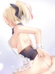  azur_lane corset erect_nipples maya_g naked_apron richmond_(azur_lane) see_through undressing 