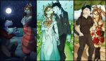  absurd_res canid canine canis clothing comic digit_ring domestic_cat domestic_dog dress duo felid feline felis female hi_res husky jagon jewelry male mammal nordic_sled_dog pregnant pregnant_female proposal ring spitz ssdkel time_lapse wedding wedding_dress wedding_ring 