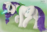  anus dosh equid equine female feral friendship_is_magic genitals hair hasbro hi_res horn magic mammal my_little_pony pussy raining rarity_(mlp) solo unicorn wet_hair 