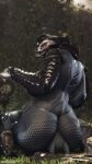  absurd_res alien ambiguous_gender armor big_breasts big_butt bodysuit breasts butt clothing darkflash23 duo facesitting female halo_(series) hi_res huge_breasts huge_butt microsoft rear_view sangheili side_boob skinsuit thick_thighs tight_clothing video_games xbox_game_studios 