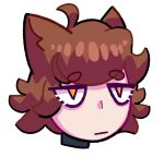  animal_humanoid brown_hair cat_humanoid catlad deadpan emotionless expressionless felid felid_humanoid feline feline_humanoid hair hi_res humanoid male mammal mammal_humanoid niko_(catlad) short_hair solo yellow_eyes 