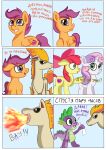  absurd_res apple_bloom_(mlp) breath_powers comic crossover cutie_mark_crusaders_(mlp) dialogue dragon earth_pony elemental_manipulation equid equine female fire fire_breathing fire_manipulation friendship_is_magic group hasbro hi_res horn horse jbond mammal my_little_pony nintendo pegasus pok&eacute;mon pok&eacute;mon_(species) pony ponyta russian russian_text scootaloo_(mlp) spike_(mlp) sweetie_belle_(mlp) text tongue tongue_out translated unicorn video_games wings 