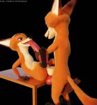  3d_(artwork) anal anal_penetration anthro auto_penis_lick balls big_balls big_penis canid canine clone digital_media_(artwork) disney duo fox furniture genitals hi_res holding_penis hornybunny licking male male/male mammal masturbation nick_wilde oral oral_masturbation penetration penile penile_masturbation penis penis_lick self_lick selfcest sex square_crossover table text tongue tongue_out url zootopia 