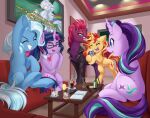  bottle bow_tie broken_horn chest_tuft dstears equestria_girls equid equine eyewear female feral friendship_is_magic glasses group hasbro hi_res horn mammal microphone my_little_pony my_little_pony:_the_movie_(2017) scar starlight_glimmer_(mlp) sunset_shimmer_(eg) tempest_shadow_(mlp) trixie_(mlp) tuft twilight_sparkle_(eg) unicorn 