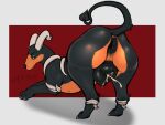  4:3 6_nipples angry animal_genitalia animal_pussy anus ass_up belly_nipples big_pussy black_anus black_pussy bodily_fluids butt canid canine canine_pussy dizzyknight female feral genital_fluids genitals hi_res houndoom mammal multi_nipple nintendo nipples plump_labia pok&eacute;mon pok&eacute;mon_(species) presenting presenting_hindquarters pussy pussy_juice solo video_games 