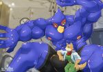  absurd_res anthro avian bird boxer_briefs bulge canid canine clothing detailed_bulge duo falco_lombardi fox fox_mccloud genital_outline growth hi_res inside macro male male/male mammal muscular muscular_male nintendo penis_outline sharkinn star_fox underwear video_games 