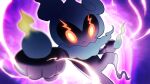  :&lt; absurdres blurry closed_mouth commentary energy frown gen_7_pokemon higa-tsubasa highres looking_at_viewer marshadow mythical_pokemon no_humans orange_eyes pokemon pokemon_(creature) solo 