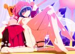  2girls all_fours bare_legs barefoot bdsm belt blue_hair book bound bound_legs bow breasts bright_pupils brown_hair censored closed_mouth commission completely_nude covered_face cross-laced_clothes cross-laced_legwear crossed_legs cup doremy_sweet error femdom futa_with_female futanari hair_bow hakurei_reimu hanging_breasts heart heart_censor highres holding holding_book holding_cup human_chair human_furniture implied_futanari large_breasts leaning_back medium_hair multiple_girls navel nipples nude pink_headwear precum precum_drip precum_pool purple_eyes reading red_bow sitting sitting_on_person skeb_commission skindentation sweat tail teacup thigh_strap touhou white_pupils yassy 