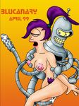  bender_bending_rodriguez blucanary futurama tagme turanga_leela 