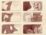 2024 5_fingers anthro anthro_on_anthro breasts butt canid canine canis clothed clothing comic coyote duo eyes_closed faceless_character faceless_male female fingers fur hi_res humanoid_hands kiss_on_lips kissing laika_(laika_aged_through_blood) laika_aged_through_blood male male/female mammal romantic romantic_ambiance romantic_couple tenebscuro undressing