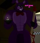 abs absurd_res animatronic anthro balls biceps big_balls big_ears big_muscles big_pecs big_penis big_teeth bonnie_(fnaf) bow_tie buckteeth cake candle clothing dark_room dessert first_person_view five_nights_at_freddy&#039;s flaccid food genitals glowing glowing_eyes guitar hi_res huge_balls huge_muscles huge_penis hyper hyper_balls hyper_genitalia hyper_muscles hyper_penis lagomorph legwear leporid long_ears looking_at_viewer looking_down looking_down_at_viewer m4n machine male mammal muscular muscular_male musical_instrument narrowed_eyes pecs penis plucked_string_instrument rabbit robot robot_penis scottgames smile smiling_at_viewer solo speech_bubble string_instrument teeth text thigh_highs