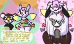 ahegao animal_crossing anthro before_and_after big_breasts bottomwear bouncing_breasts breasts cleavage clothed clothing deer diana_(animal_crossing) duo eugene_(animal_crossing) eye_roll fairy female full_nelson insect_wings klutzatdusk koala looking_pleasured male male/female mammal marsupial miniskirt nintendo penetration skirt tight_clothing tongue tongue_out vaginal vaginal_penetration vombatiform wide_hips wings
