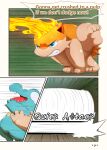 comic darrow0 english_text fire forest generation_2_pokemon hi_res male nintendo plant pokemon pokemon_(species) pol_(darrow) quilava speech_bubble text totodile tree yuel