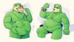 2023 abdominal_bulge animal_humanoid anthro anthro_pred bear belly big_belly black_nose bodily_noises bowser digestion digestion_noises digestion_sequence digital_drawing_(artwork) digital_media_(artwork) duo english_text fur hair hi_res horn humanoid hybrid january_(janurso20) koopa koopa_humanoid lizardfordinner male male/male male_pred mammal mario_bros nintendo nipples nude onomatopoeia oral_vore overweight overweight_male reptile rumbling_stomach same_size_vore scalie scalie_humanoid soft_vore sound_effects spikes text ursine vore