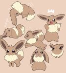 2024 3_toes absurd_res ambiguous_gender brown_body brown_eyes brown_fur canid cute_fangs digital_media_(artwork) digitigrade dipstick_tail eevee fangs feet feral flat_colors fluffy fur generation_1_pokemon hi_res looking_at_viewer mammal markings multiple_images neck_tuft nintendo okazu open_mouth pawpads paws pokemon pokemon_(species) quadruped sleeping solo sound_effects tail tail_markings tan_body tan_fur teeth toes tongue tuft uwu vowelless vowelless_sound_effect zzz