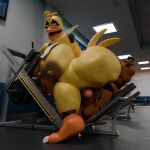 3d_(artwork) animatronic anonymousfm anthro areola avian beak bear big_breasts big_butt bird breasts brown_body butt chicken digital_media_(artwork) duo facesitting female five_nights_at_freddy&#039;s five_nights_at_freddy&#039;s_2 galliform gallus_(genus) genitals gym hair hi_res huge_breasts huge_butt machine male male/female mammal nipples nude open_mouth penis penis_tip phasianid puffy_nipples robot scott_cawthon scottgames sitting_on_another smile tail thick_thighs withered_chica_(fnaf) withered_freddy_(fnaf)