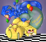 absurd_res anthro areola balloon balloon_fetish belly belly_expansion belly_inflation big_areola big_belly big_breasts breasts clothing digital_media_(artwork) dragon dragonfron expansion female five_nights_at_freddy&#039;s five_nights_at_freddy&#039;s_2 genitals helium helium_inflation helium_tank hi_res hose hose_in_pussy hose_inflation huge_areola huge_belly huge_breasts hyper hyper_nipples inflatable inflation inflation_fetish knotting male male/female mythological_creature mythological_scalie mythology nipple_fetish nipple_in_mouth nipple_knotting nipple_play nipple_sex nipples nude panties penetration pussy scalie scottgames sex toy_chica_(fnaf) underwear vaginal vaginal_penetration wings