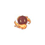  agni_(ragnarok_online) chibi creature fire full_body looking_at_viewer no_humans official_art orb ragnarok_online simple_background solo transparent_background yuichirou 