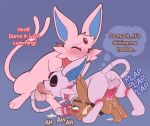 2_tails 3_eyes absurd_res anal anal_penetration anklet anus aska_(paradox_espeon) backsack balls bandanna bent_over blush bodily_fluids bouncing_balls cheek_tuft cum cum_drip cum_in_mouth cum_in_pussy cum_inside cum_on_penis cumshot darkie_(espeon) dripping eevee eeveelution ejaculation espeon eva_the_eevee eyes_closed eyewear facial_tuft fellatio female feral generation_1_pokemon generation_2_pokemon genital_fluids genitals glasses_off glowing glowing_genitalia glowing_penis glowing_ring goggles group group_sex handkerchief hi_res jewelry kerchief knot looking_at_another looking_up male male/female male/male multi_eye multi_tail narrowed_eyes neck_ring nintendo open_mouth oral paradox_pokemon penetration penile penis pokemon pokemon_(species) porldraws raised_leg raised_tail ring robot_feral sex tail tail_fetish tail_in_ass tail_insertion tail_play threesome thrusting tool_belt trio tuft vaginal