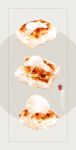  cyannism food food_focus highres mochi no_humans original sparkle 