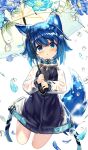  animal_ears fuupu kitsune see_through tail umbrella 