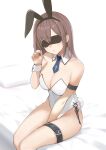  animal_ears bee_doushi bunny_ears bunny_girl garter no_bra tail 