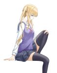  saenai_heroine_no_sodatekata sawamura_spencer_eriri seifuku skirt_lift sweater tagme thighhighs 