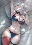  bikini fate/grand_order garter imizu_(nitro_unknown) jeanne_d&#039;arc jeanne_d&#039;arc_(alter)_(fate) swimsuits thighhighs 