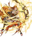  armor cleavage dress fire_emblem fire_emblem:_seisen_no_keifu garter nintendo rika_suzuki see_through thighhighs ullr_(fire_emblem) weapon 