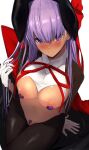  animal_ears areola bb_(fate/extra_ccc) breasts bunny_ears bunny_girl erect_nipples fate/extra fate/extra_ccc fate/stay_night no_bra nopan pantyhose pasties untsue 