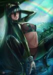  asui_tsuyu axsens boku_no_hero_academia erect_nipples heels no_bra pantsu see_through 