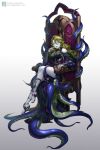  box_(hotpppink) pointy_ears tagme tentacles 