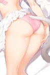  ass kinako_(shiratama_mochi) pantsu skirt_lift tagme tail 