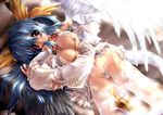  angel arc_system_works breasts c-string dizzy guilty_gear large_breasts lingerie miwa_yoshikazu nipple_piercing nipple_rings nipples piercing strapless_bottom underwear wings yoshikazu_miwa 