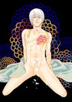  bleach cum full_body ichimaru_gin male male_focus nude penis solo tattoo 