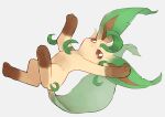  :t brown_eyes closed_mouth commentary_request full_body gen_4_pokemon highres kikuyoshi_(tracco) leafeon looking_at_viewer no_humans pokemon pokemon_(creature) solo toes 
