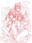  anko_mitarashi asuma chiba_toshirou kurenai_yuhi mitarashi_anko naruto pimp sarutobi_asuma sketch toshirow_chiba yuuhi_kurenai 