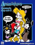  8horns animaniacs dot_warner minerva_mink wakko_warner yakko_warner 