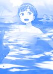  bathing getsuyoubi_no_tawawa himura_kiseki monochrome naked onsen see_through tagme wet 