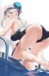  ass fate/grand_order feet miyamoto_musashi_(fate/grand_order) parfaitlate swimsuits wet 