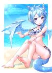  bikini cameltoe feet horns pointy_ears princess_connect princess_connect!_re:dive shefi swimsuits tagme tail wings 