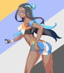  ass bike_shorts cameltoe pokemon rurina_(pokemon) uya_(yurukah) 