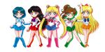  aino_minako chibi heels hino_rei kino_makoto mizuno_ami sailor_moon seifuku tagme tsukino_usagi 