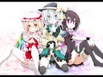  bad_id bad_pixiv_id black_legwear feet feet_out_of_frame flandre_scarlet hat houjuu_nue komeiji_koishi looking_at_viewer multicolored multicolored_eyes multiple_girls no_shoes oouso panties pantyshot sitting skirt skirt_lift stage_connection thighhighs touhou underwear white_legwear wings 