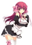  amane_(dream_c_club) bow dream_c_club dream_c_club_(series) elbow_gloves gloves hair_bow solo thighhighs yukiwo 