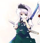  bangs collaboration konpaku_youmu nanaroku_(fortress76) solo tears touhou yume_shokunin 