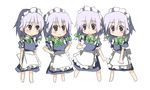  algorithm_march bad_id bad_pixiv_id clone izayoi_sakuya maid matsushita_yuu pythagora-switch ribbon short_hair touhou younger 