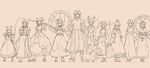  bad_id bad_pixiv_id hakurei_reimu height_chart hong_meiling horn hoshiguma_yuugi kamishirasawa_keine lineup monochrome multiple_girls nagae_iku onozuka_komachi shibasaki_shouji touhou yagokoro_eirin yakumo_ran yakumo_yukari yasaka_kanako 